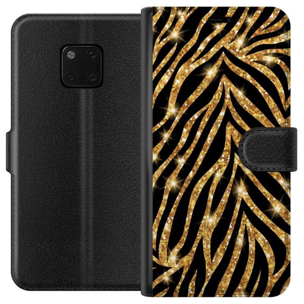 Huawei Mate 20 Pro Lompakkokotelo Kulta & Kiiltää