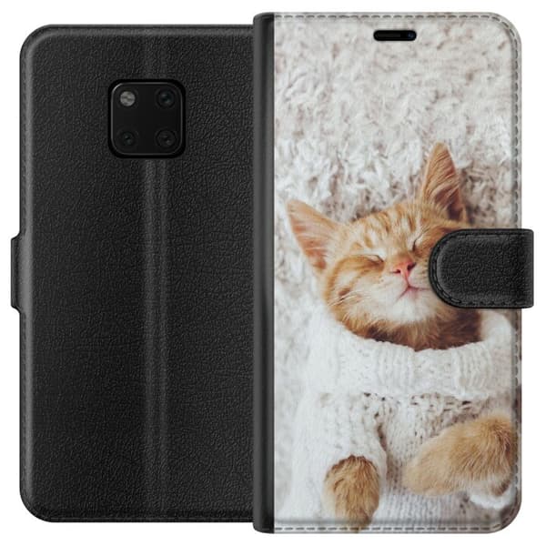 Huawei Mate 20 Pro Lompakkokotelo Kissa