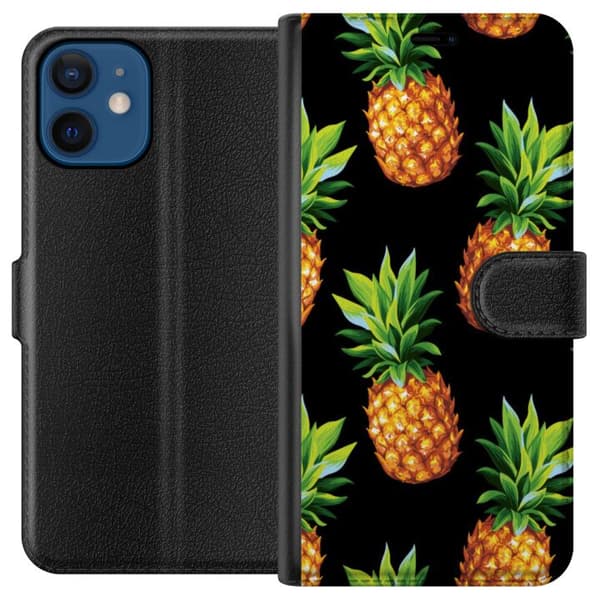 Apple iPhone 12 mini Lommeboketui Ananas