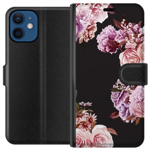 Apple iPhone 12 mini Lommeboketui Blomster