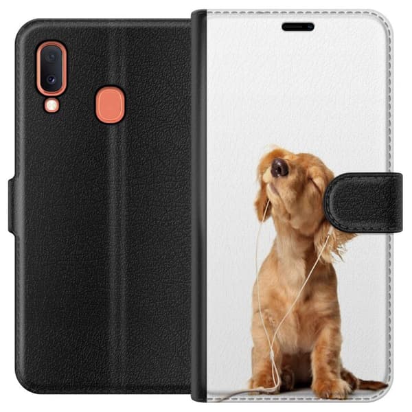 Samsung Galaxy A20e Plånboksfodral Hund