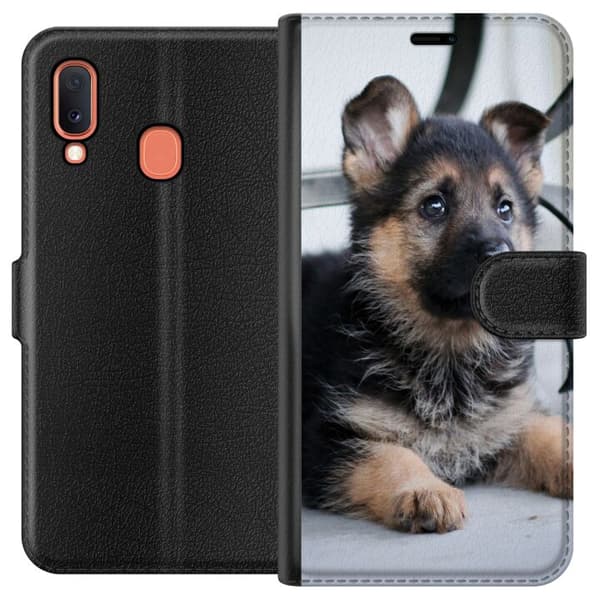 Samsung Galaxy A20e Lommeboketui Schäfer Valp