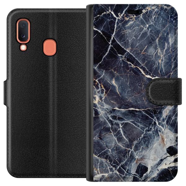 Samsung Galaxy A20e Plånboksfodral Marbled