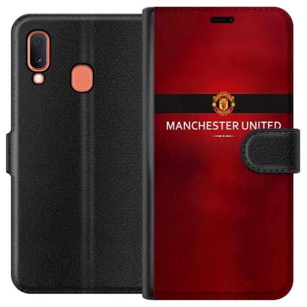 Samsung Galaxy A20e Plånboksfodral Manchester United