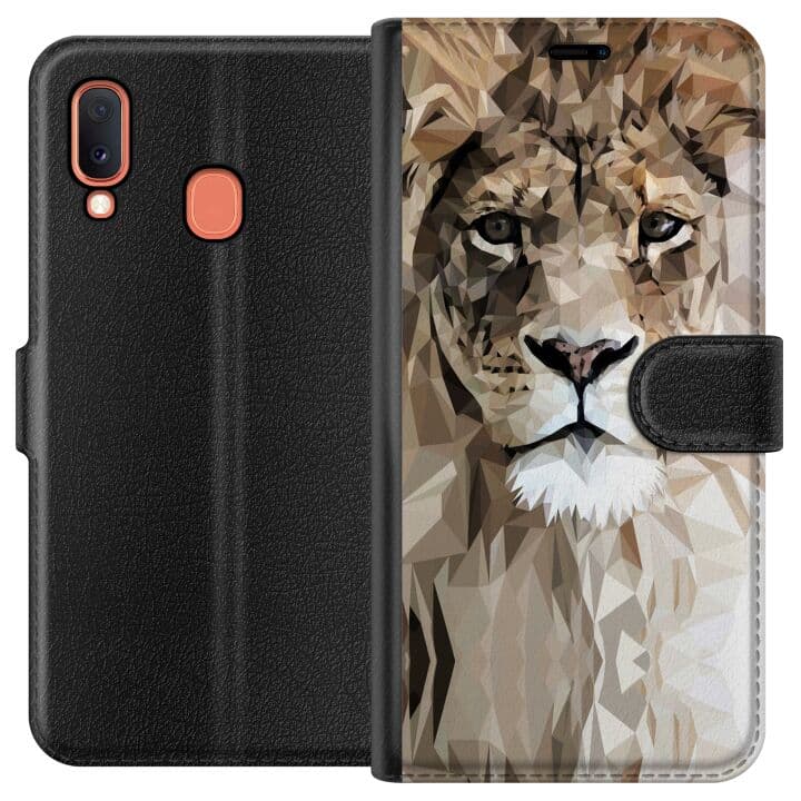 Samsung Galaxy A20e Plånboksfodral Lejon