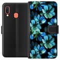 Miniatyrbillede 1 af 3: Samsung Galaxy A20e Tegnebogsetui Blomster