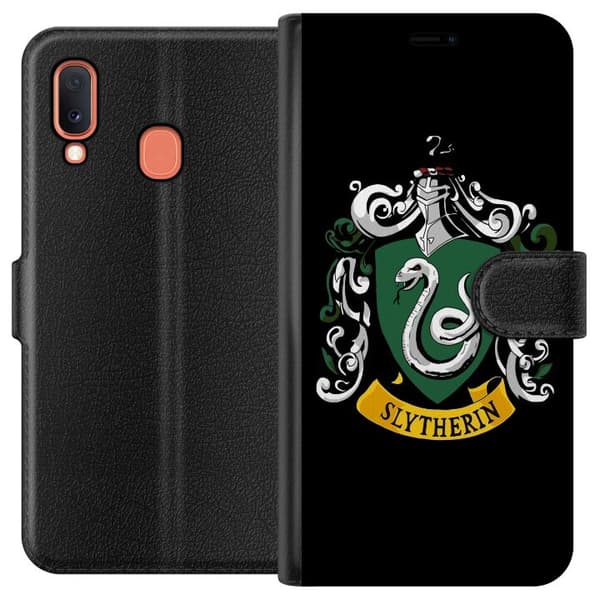 Samsung Galaxy A20e Lommeboketui Harry Potter - Slytherin