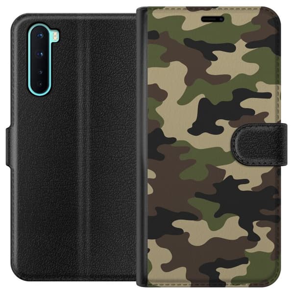 OnePlus Nord Plånboksfodral Woodland Camo