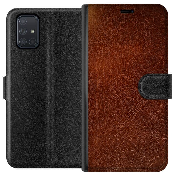 Samsung Galaxy A71 Plånboksfodral Leather