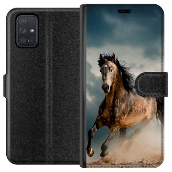 Samsung Galaxy A71 Plånboksfodral Häst