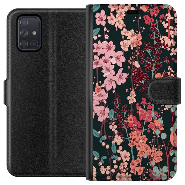 Samsung Galaxy A71 Lompakkokotelo Kasvimaan Retro