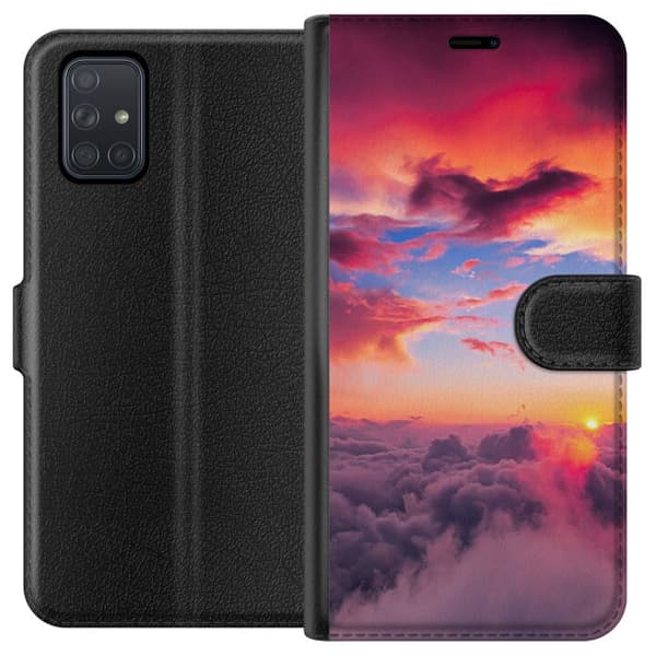 Samsung Galaxy A71 Lommeboketui Sky