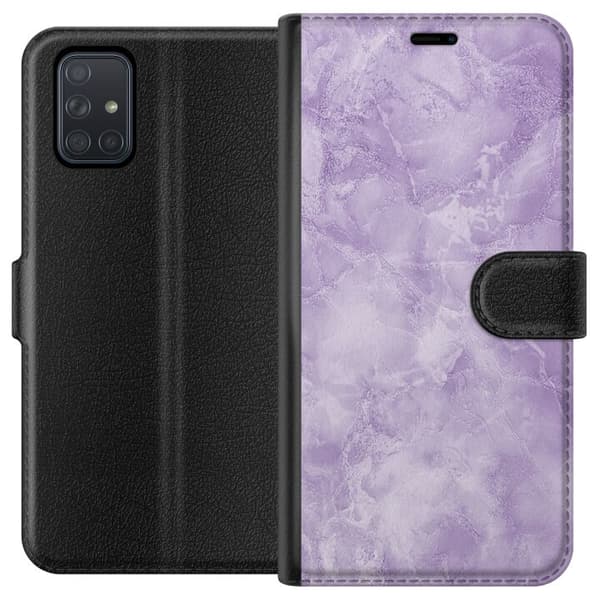 Samsung Galaxy A71 Lommeboketui Marmor