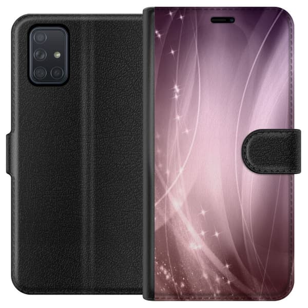 Samsung Galaxy A71 Tegnebogsetui Rose