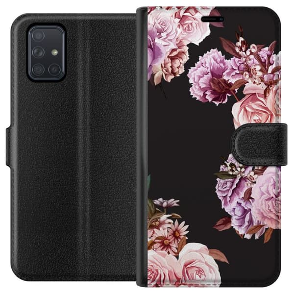 Samsung Galaxy A71 Plånboksfodral Blommor