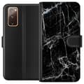 Pikkukuva 1 / 3: Samsung Galaxy S20 FE Lompakkokotelo Musta marmori