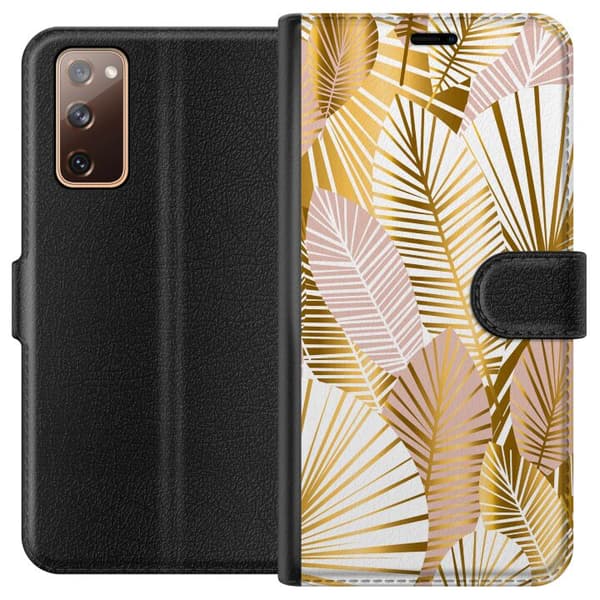 Samsung Galaxy S20 FE Lompakkokotelo Kulta