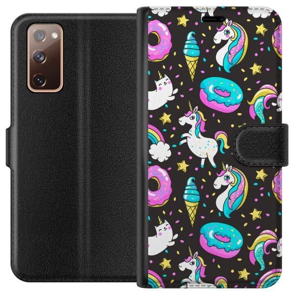 Samsung Galaxy S20 FE Lompakkokotelo Unikorni