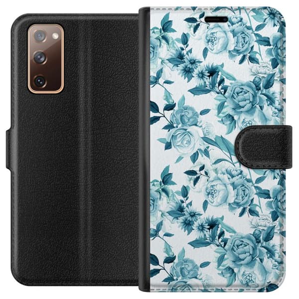 Samsung Galaxy S20 FE Lompakkokotelo Kukat
