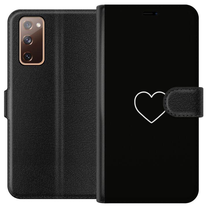 Samsung Galaxy S20 FE Plånboksfodral Hjärta