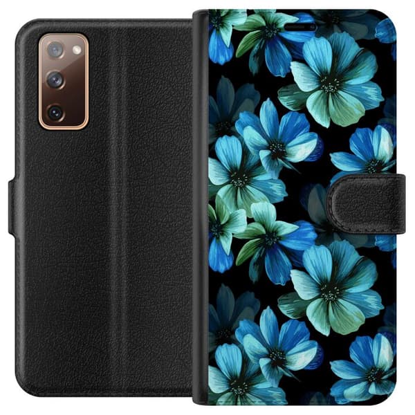 Samsung Galaxy S20 FE Lompakkokotelo Kukat