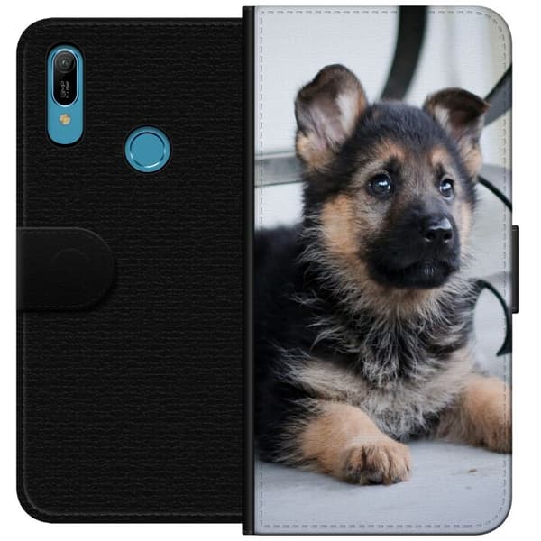 Huawei Y6 (2019) Plånboksfodral Schäfer Puppy
