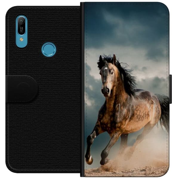 Huawei Y6 (2019) Plånboksfodral Häst