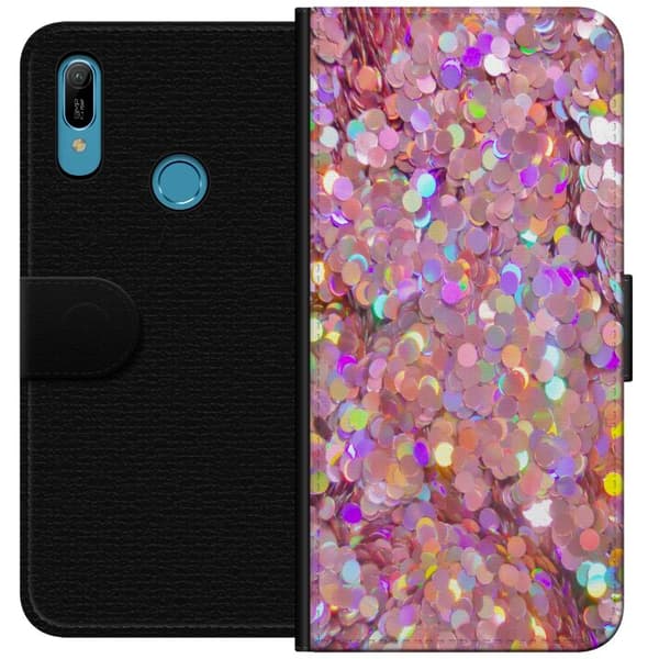 Huawei Y6 (2019) Lompakkokotelo Kimalteleva