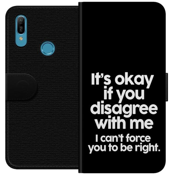 Huawei Y6 (2019) Tegnebogsetui Tekst