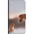 Pikkukuva 3 / 3: Huawei Y6 (2019) Lompakkokotelo Härkä & Koira