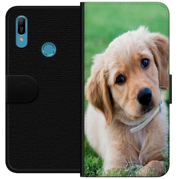 Huawei Y6 (2019) Tegnebogsetui Hund