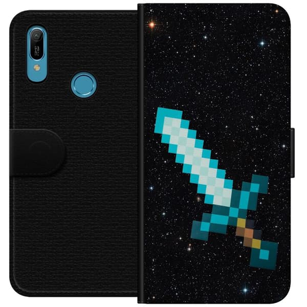 Huawei Y6 (2019) Tegnebogsetui Minecraft Sværd