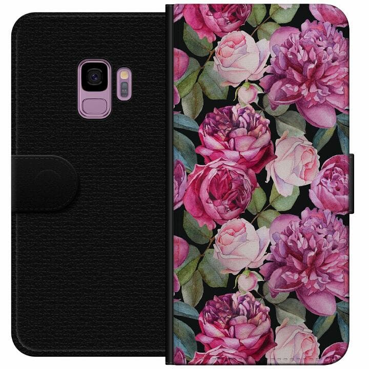 Samsung Galaxy S9 Plånboksfodral Blommor