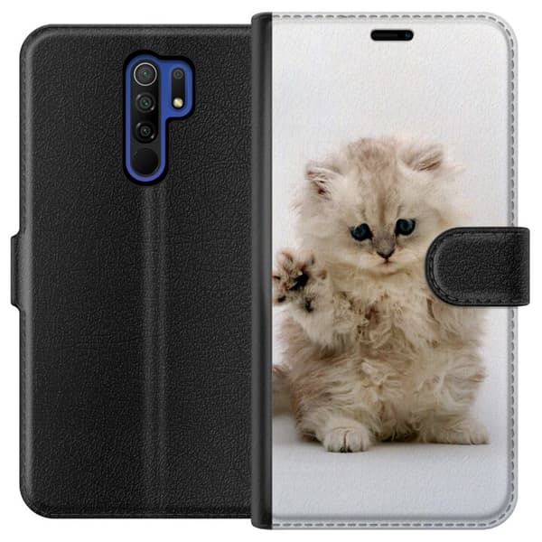 Xiaomi Redmi 9 Tegnebogsetui Kat