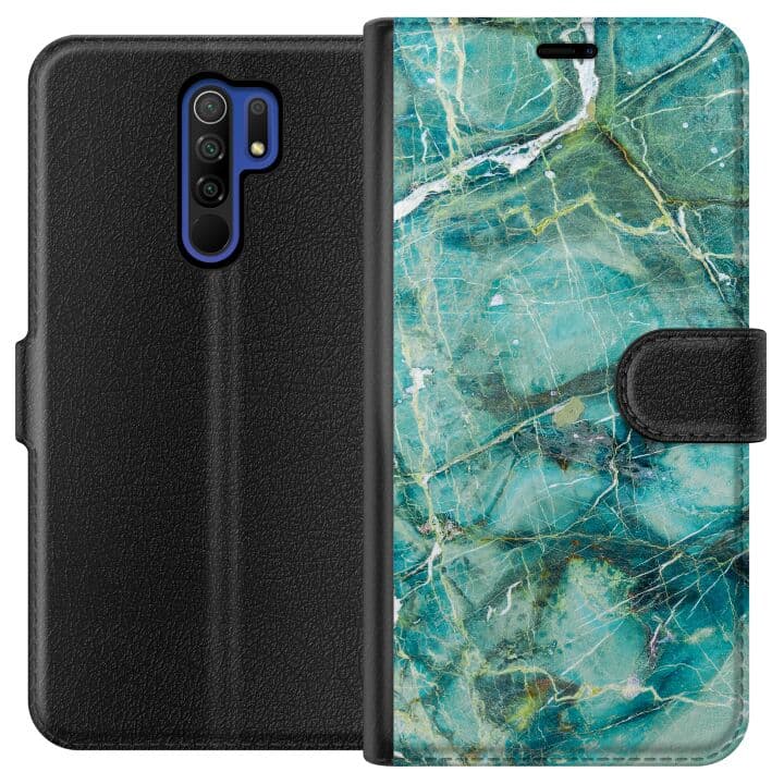 Xiaomi Redmi 9 Plånboksfodral Light Emerald