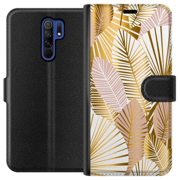 Xiaomi Redmi 9 Tegnebogsetui Guld
