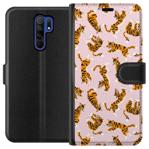 Xiaomi Redmi 9 Lommeboketui tiger