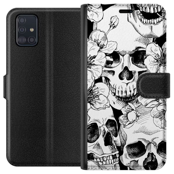 Samsung Galaxy A51 Lompakkokotelo luu
