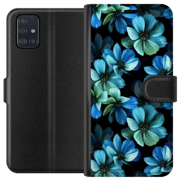 Samsung Galaxy A51 Lommeboketui Blomster