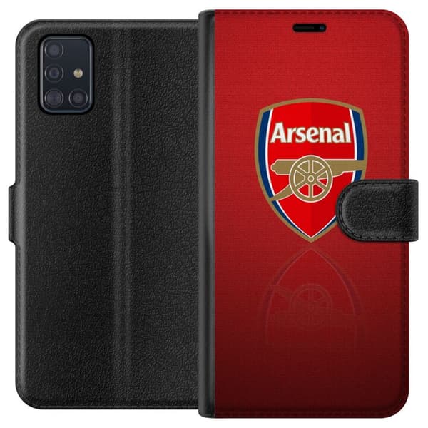 Samsung Galaxy A51 Lompakkokotelo Arsenal