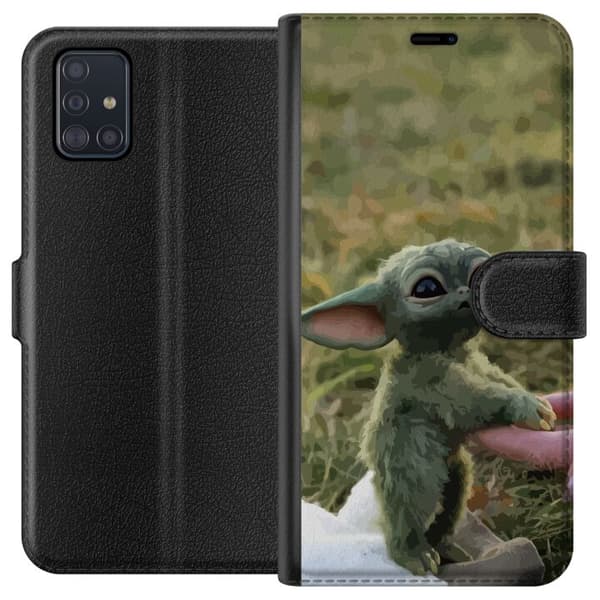 Samsung Galaxy A51 Lompakkokotelo Yoda