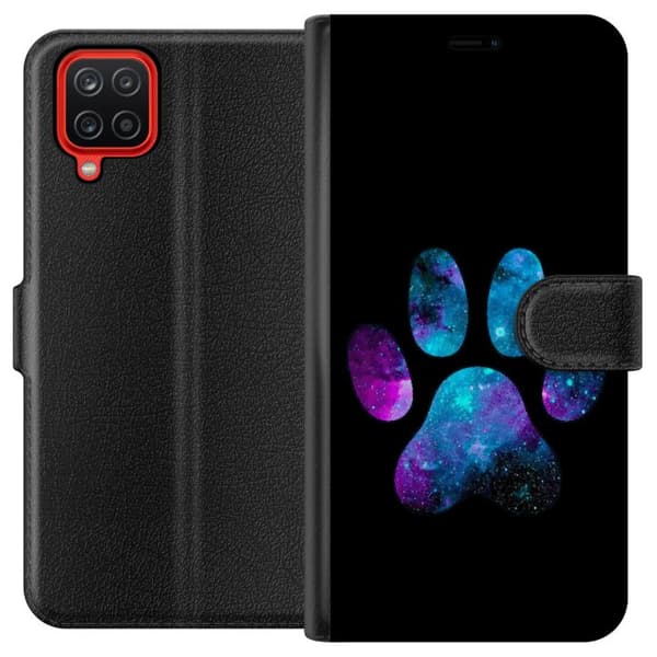 Samsung Galaxy A12 Lompakkokotelo Galaksin Tassu