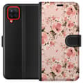 Miniatyrbillede 1 af 3: Samsung Galaxy A12 Tegnebogsetui Blomster