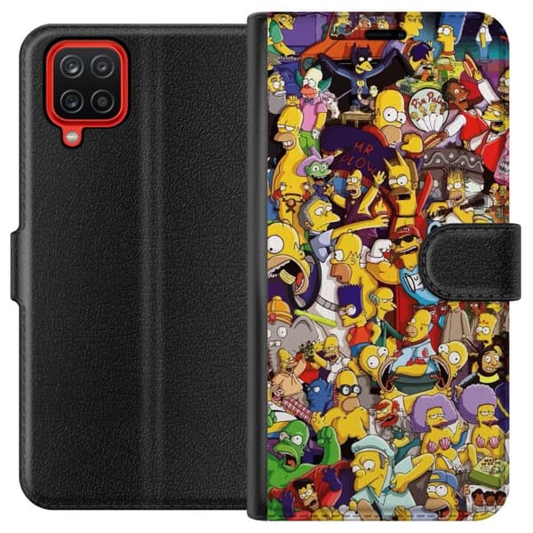 Samsung Galaxy A12 Tegnebogsetui Simpsons