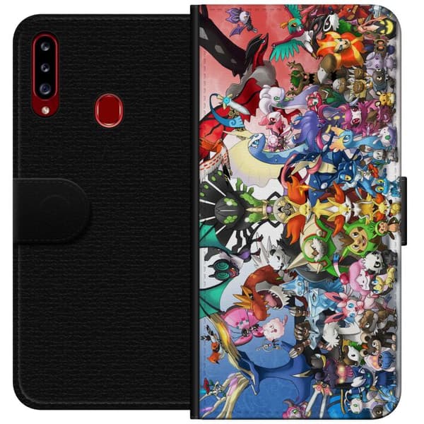 Samsung Galaxy A20s Tegnebogsetui Pokemon