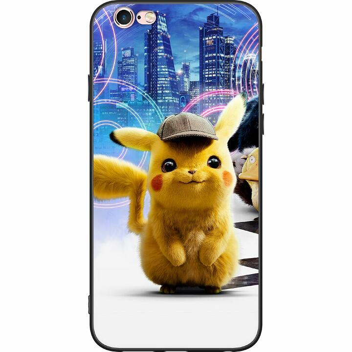 Apple iPhone 6 Svart Skal Detective Pikachu - Pikachu