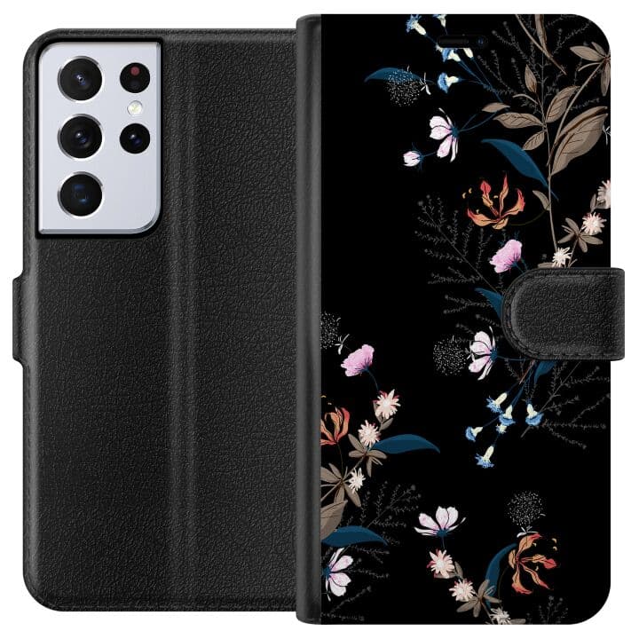 Samsung Galaxy S21 Ultra 5G Plånboksfodral Blommor