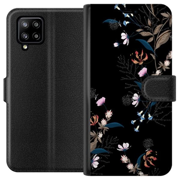 Samsung Galaxy A42 5G Tegnebogsetui Blomster