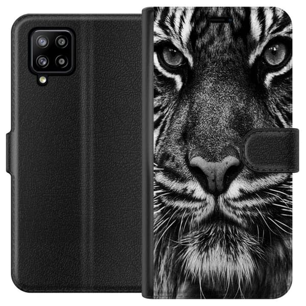 Samsung Galaxy A42 5G Lompakkokotelo Tiikeri