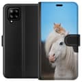 Miniatyrbillede 1 af 3: Samsung Galaxy A42 5G Tegnebogsetui Hest & Kat